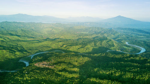 Scenic view of landscape against sky