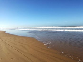 Scenic view of beach