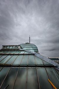 Low angle view of building against sky