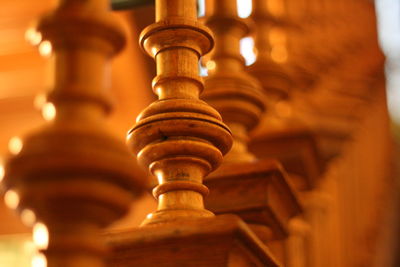 Low angle view of spiral staircase