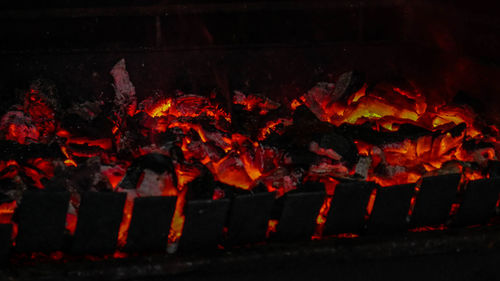 Close-up of firewood