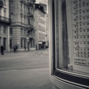 Close-up of building in city