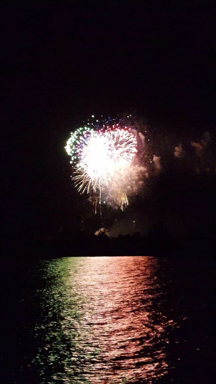 FIREWORKS DISPLAY AT NIGHT