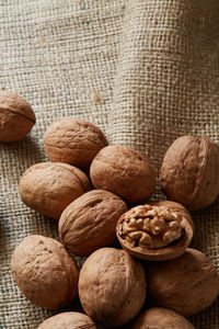 Close-up of walnuts