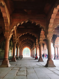 Corridor of historic building