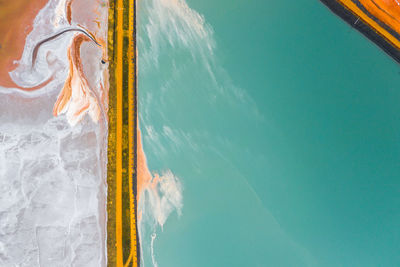 Dead lakes and salt mountains.