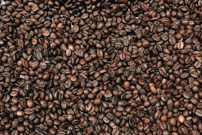 Full frame shot of coffee beans