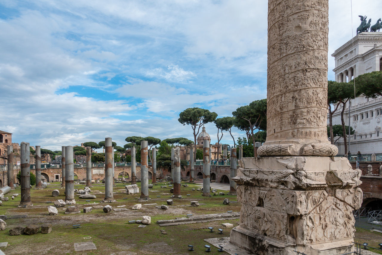 VIEW OF OLD RUINS