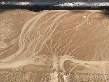 Sand dunes at beach