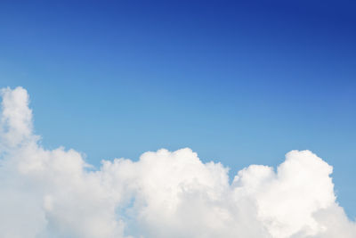 Low angle view of clouds in sky