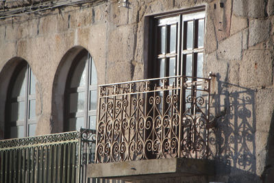 Close-up of abandoned window