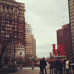 Buildings in city