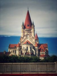 Low angle view of building against sky