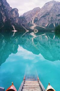 Reflections at lago di braies