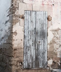 Old wooden door