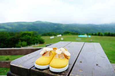 Close-up of mountain range