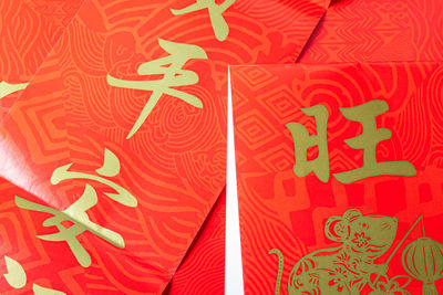 Full frame shot of paper painting