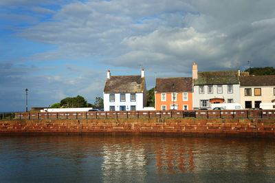 The town of maryport, on england's cumbrian coast