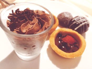 Close-up of ice cream