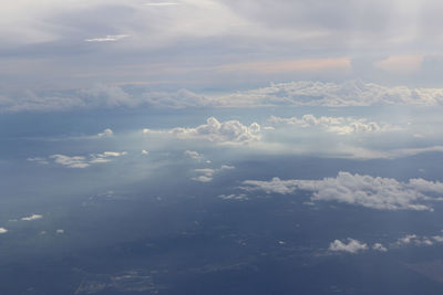 Low angle view of cloudscape