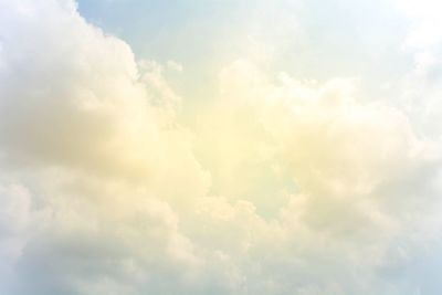 Low angle view of clouds in sky