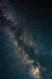 Low angle view of stars in sky