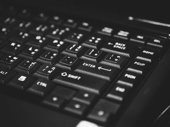 Close-up of computer keyboard