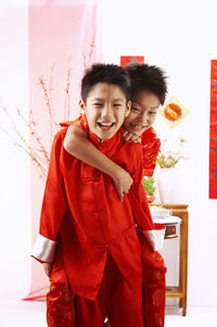Portrait of boy during festival