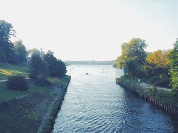 Scenic view of river