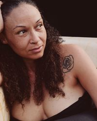 Portrait of beautiful young woman