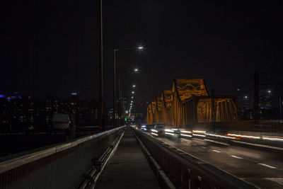 City street at night