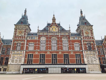 Low angle view of building against sky