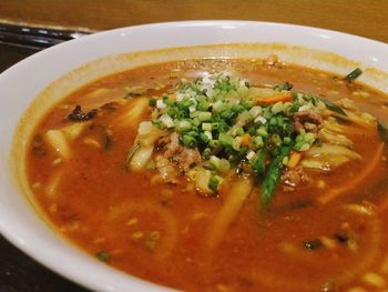 Close-up of food in bowl