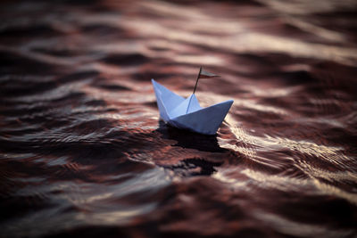 Paperboat on water