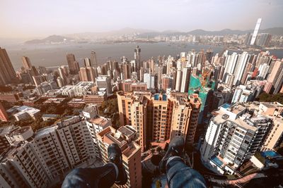 Aerial view of a city