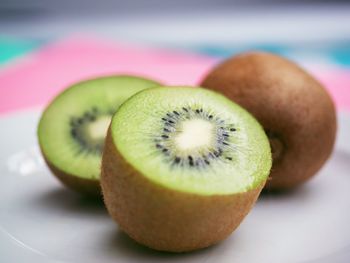 Close-up of fruits on table