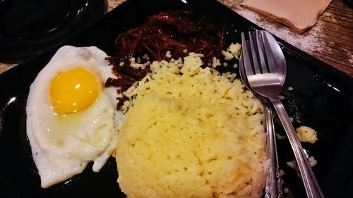 Close-up of food in plate