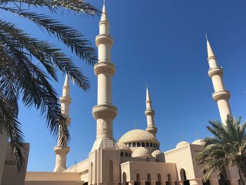 Low angle view of buildings against sky