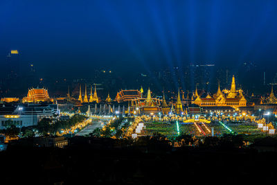 Grand palace and temple of the emerald buddha in bangkok, thailand