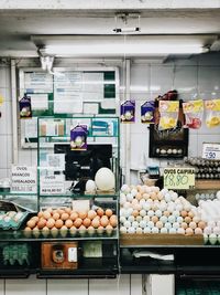 Fruits for sale at market stall