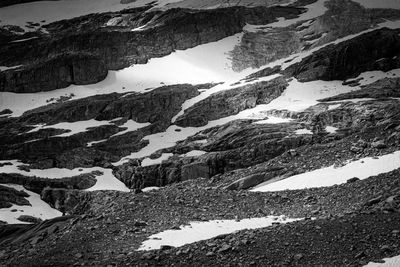Scenic view of snowcapped mountains
