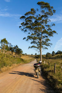 Road passing through landscape