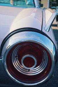 Close-up of vintage car