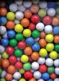 Full frame shot of colorful balls