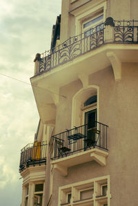 Detailed shot oa tiny balcony in innsbruck