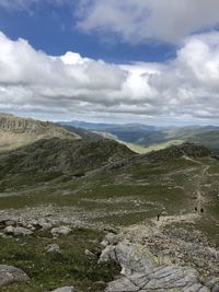 Scenic view of landscape against sky