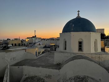 View of church