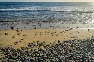 Scenic view of beach