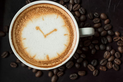 Close-up of coffee on table