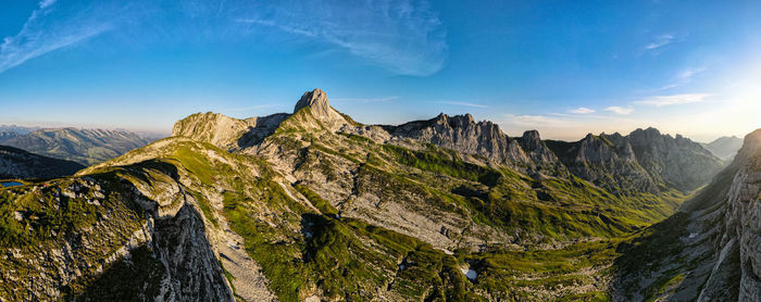 Panoramic view of landscape against sky